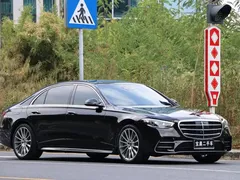 2023 Mercedes-Benz S-Class S 450 L 4MATIC, чёрный — фото 3