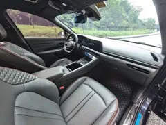 2020 Hyundai Sonata 380TGDi AT GLS Luxury, синий — фото 11