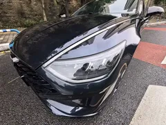 2020 Hyundai Sonata 380TGDi AT GLS Luxury, синий — фото 13