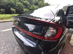 2020 Hyundai Sonata 380TGDi AT GLS Luxury, синий — фото 14