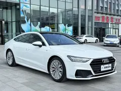 2021 Audi A7 45 TFSI, белый — фото 3