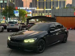 2022 BMW 3 Series 325Li M Sport Dark Package, чёрный — фото 1