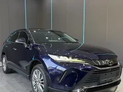 2022 Toyota Harrier 2.0L CVT 2WD Premium, синий — фото 3