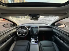 2021 Hyundai Tucson L 1.5T DCT LUX Premium, белый — фото 5