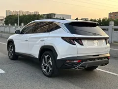 2021 Hyundai Tucson L 1.5T DCT LUX Premium, белый — фото 7