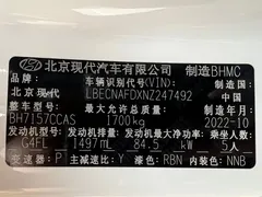 2022 Hyundai Elantra 1.5L CVT LUX Premium, белый — фото 21