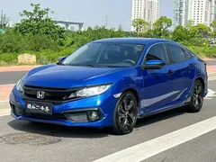 2019 Honda Civic 220TURBO CVT, синий — фото 1