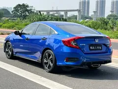2019 Honda Civic 220TURBO CVT, синий — фото 7