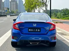 2019 Honda Civic 220TURBO CVT, синий — фото 8