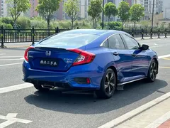 2019 Honda Civic 220TURBO CVT, синий — фото 9