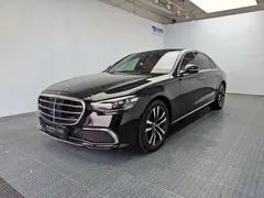 2022 Mercedes-Benz S-Class S 400 L Luxury, чёрный — фото 1