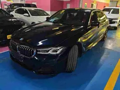 2021 BMW 5 Series 530Li Premium M Sport Package, чёрный — фото 1