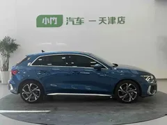 2021 Audi A3 Sportback 35 TFSI Luxury Sport, синий — фото 6
