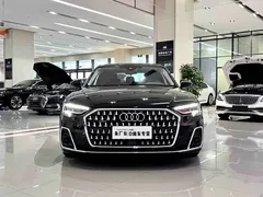 2023 Audi A8L 50 TFSI quattro Select, чёрный — фото 2