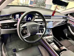 2023 Audi A8L 50 TFSI quattro Select, чёрный — фото 5
