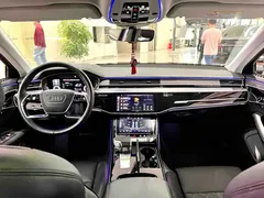 2023 Audi A8L 50 TFSI quattro Select, чёрный — фото 8