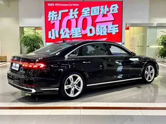 2023 Audi A8L 50 TFSI quattro Select, чёрный — фото 11