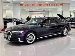 2021 Audi A8L 50 TFSI quattro Comfort, чёрный — фото 1