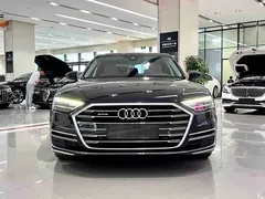 2021 Audi A8L 50 TFSI quattro Comfort, чёрный — фото 2