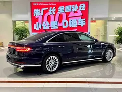 2021 Audi A8L 50 TFSI quattro Comfort, чёрный — фото 11