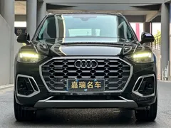 2021 Audi Q5L 40 TFSI Luxury Sport, чёрный — фото 2