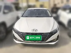 2021 Hyundai Elantra 1.5L CVT LUX Premium, белый — фото 2