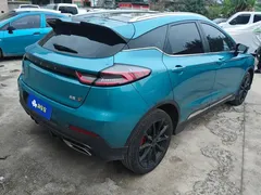 2021 Geely Emgrand S 1.4T CVT Luxury, синий — фото 3