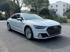 2024 Audi A7L 45TFSI S-line, белый — фото 3
