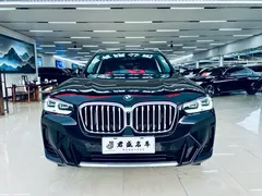 2022 BMW X3, чёрный — фото 2