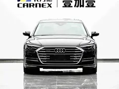 2021 Audi A8L 50 TFSI quattro Comfort, чёрный — фото 2