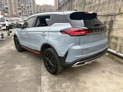 2022 Geely Atlas 1.8T DCT Smart, синий — фото 7