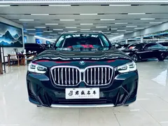 2022 BMW X3, чёрный — фото 2
