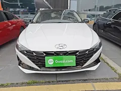 2021 Hyundai Elantra 1.5L CVT TOP Flagship, белый — фото 3