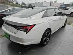 2021 Hyundai Elantra 1.5L CVT TOP Flagship, белый — фото 7