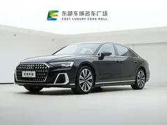 2023 Audi A8L 50 TFSI quattro Select, чёрный — фото 1