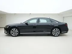 2023 Audi A8L 50 TFSI quattro Select, чёрный — фото 3
