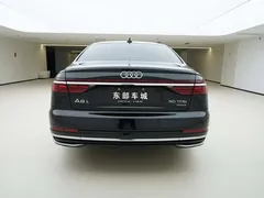 2023 Audi A8L 50 TFSI quattro Select, чёрный — фото 5