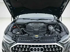 2023 Audi A8L 50 TFSI quattro Select, чёрный — фото 7