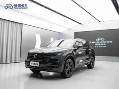 2022 Volkswagen Touareg 3.0TSI Black Sport Package, чёрный — фото 3