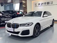 2022 BMW 5 Series 530Li Leading M Sport Package, белый — фото 1