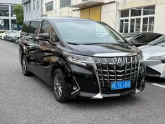 2021 Toyota Alphard Hybrid 2.5L Luxury, чёрный — фото 3