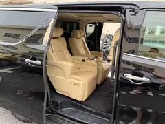 2021 Toyota Alphard Hybrid 2.5L Luxury, чёрный — фото 11
