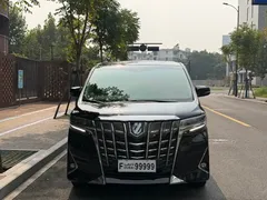 2021 Toyota Alphard Hybrid 2.5L Luxury, чёрный — фото 2