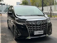 2021 Toyota Alphard Hybrid 2.5L Luxury, чёрный — фото 3