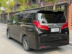 2021 Toyota Alphard Hybrid 2.5L Luxury, чёрный — фото 5