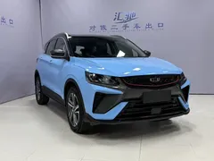 2021 Geely Coolray 1.4T DCT Diamond, синий — фото 3