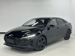2022 Hyundai Elantra 1.5L CVT LUX Black Knight Limited Edition, чёрный — фото 1
