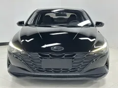 2022 Hyundai Elantra 1.5L CVT LUX Black Knight Limited Edition, чёрный — фото 2