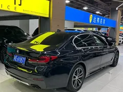 2021 BMW 5 Series 525Li M Sport Package, чёрный — фото 7