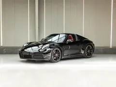 2023 Porsche 911 Targa 4 3.0T, чёрный — фото 1